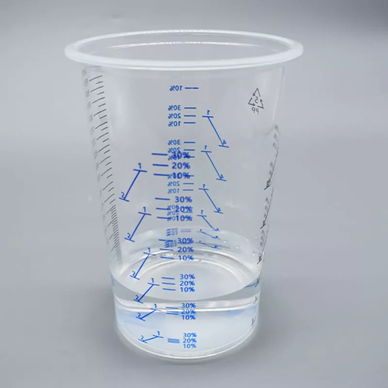 1000ml kertakäyttöinen PP -maalin sekoituskuppi