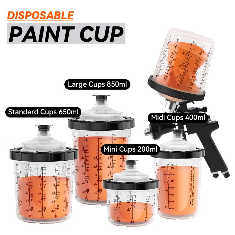 Pienennä dramaattisesti puhdistusaikaa ja kaksinkertaista suihkeetehokkuutta: Kuinka kertakäyttöinen maalikuppijärjestelmä lopettaa hukkaan työajat?