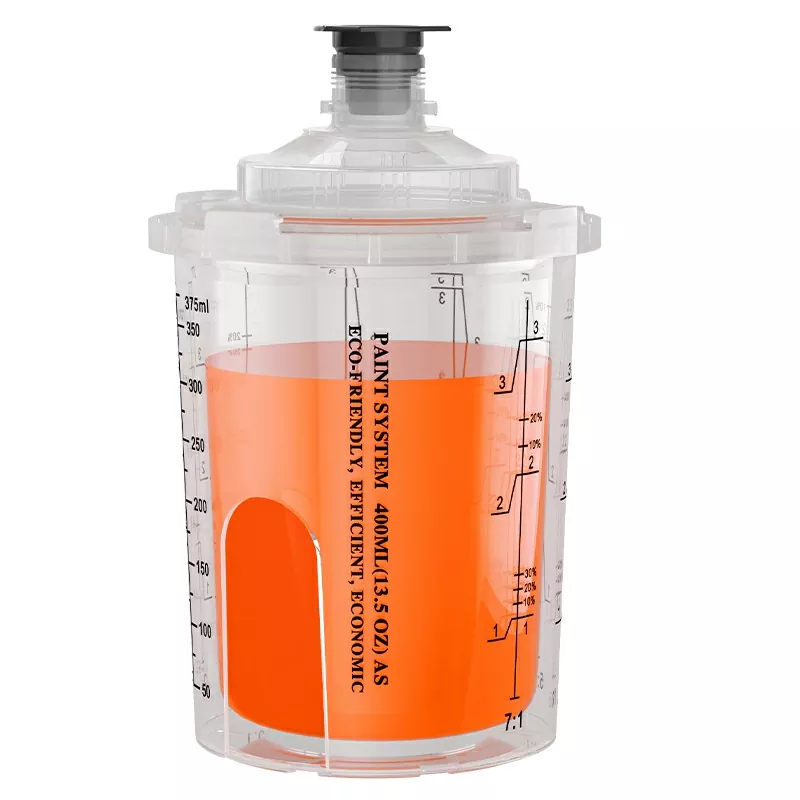 400 ml kertakäyttöinen suihkekuppijärjestelmä